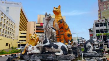 【クチン】①猫の街クチンはサワラク王国の面影を残すボルネオ島急成長都市。