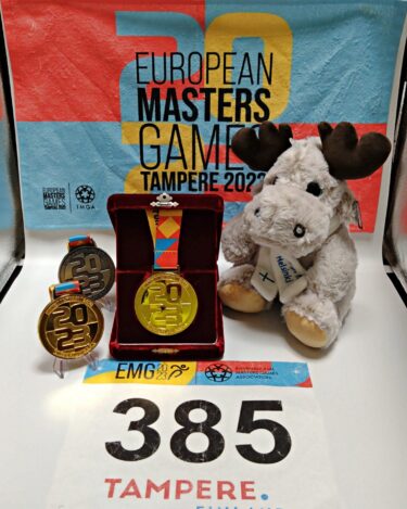 【世界五大陸制覇❸】北欧フィンランドで開催の「2023 European Masters Games」でヨーロッパ大陸チャンピオンを獲得🥇3冠