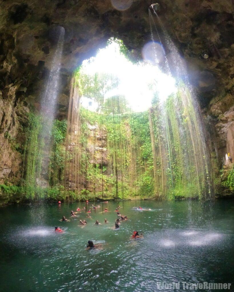 セノーテ　Cenote 1.5泊2日のカンクン弾丸旅でも💦チチェン遺跡も神秘のセノーテも